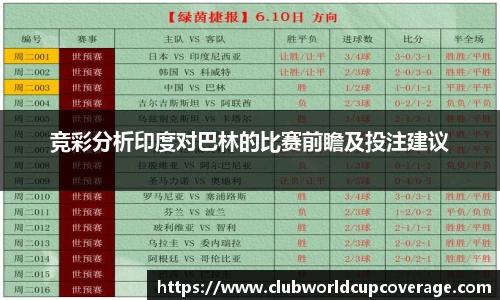 世预赛投注
