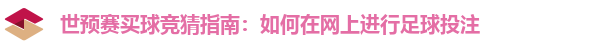 世预赛买球竞猜指南：如何在网上进行足球投注